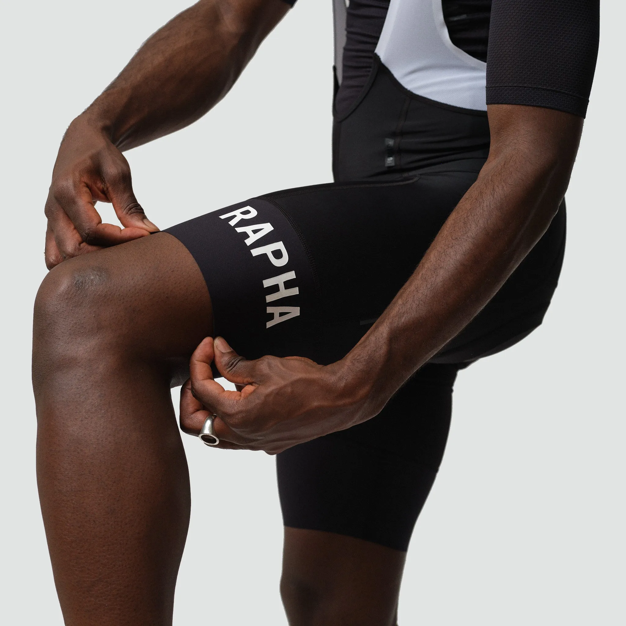 Pro Team Bib Shorts II - Long - Black/White