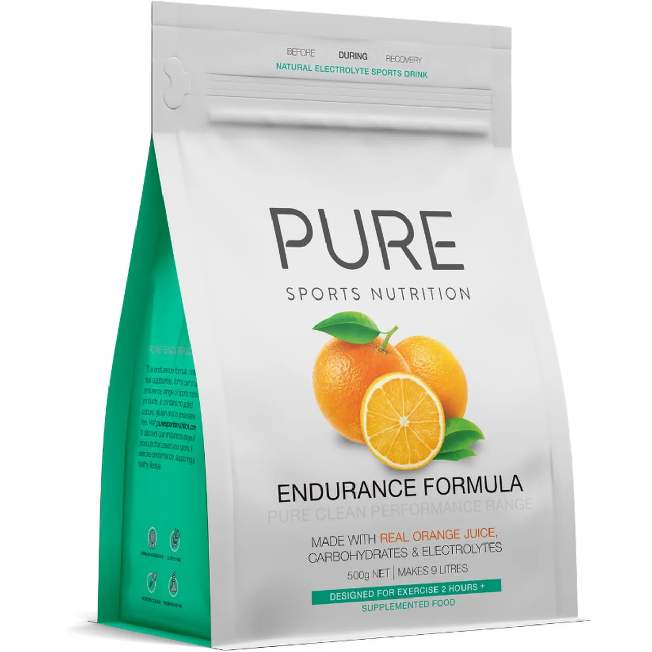 Pure Endurance Formula 500g Pouch Orange