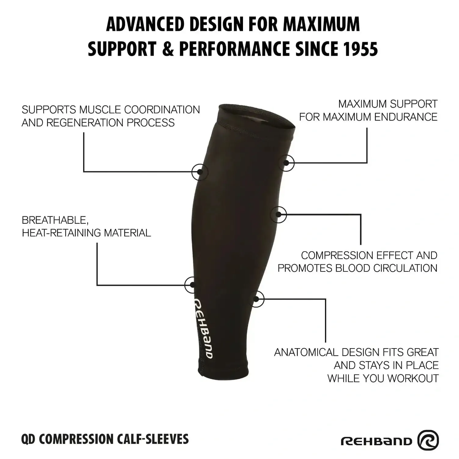 QD Compression Calf Sleeves (Paar)