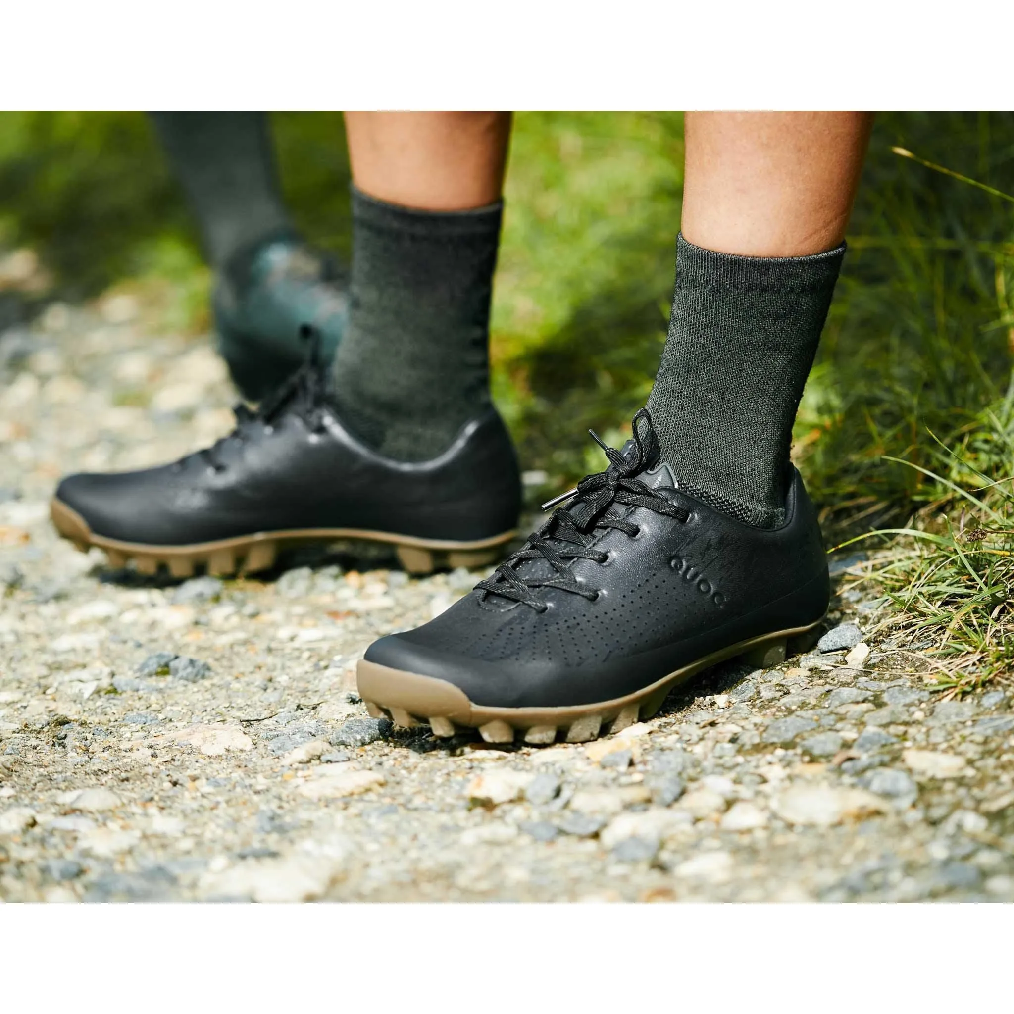 QUOC EXTRA FINE MERINO TECH WOOL SOCK - GREEN CAMO