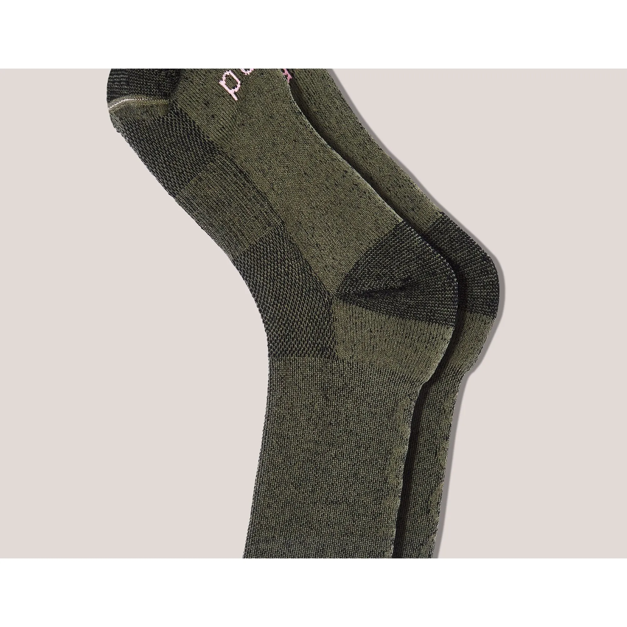 QUOC EXTRA FINE MERINO TECH WOOL SOCK - GREEN CAMO