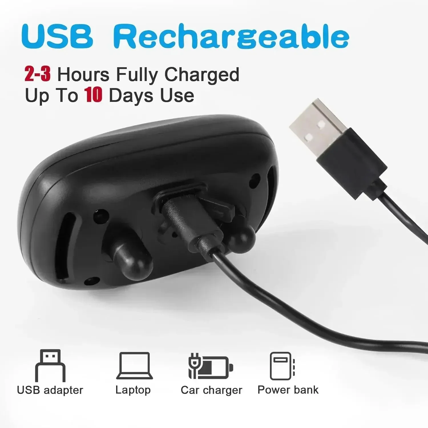Rechargeable Ultrasonic Anti Bark Dog Training Collar