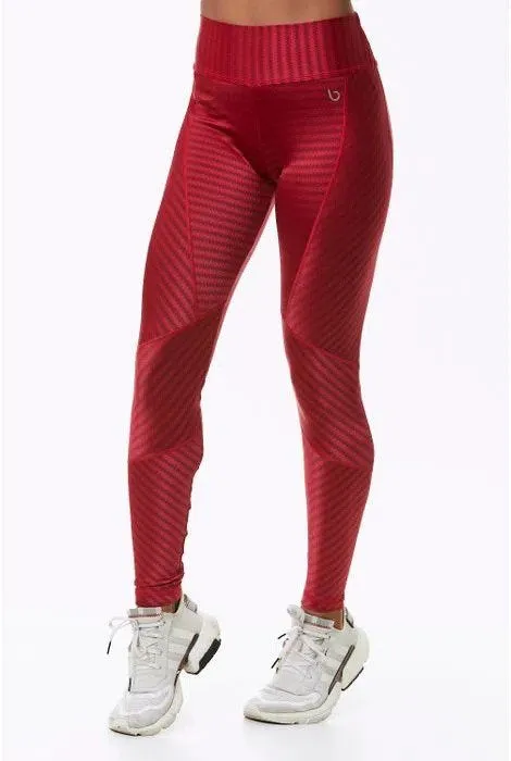 RED FASHION FULL LENGTH LEGGINGS