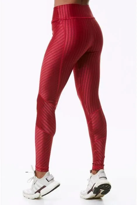 RED FASHION FULL LENGTH LEGGINGS