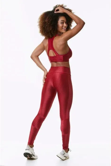 RED FASHION FULL LENGTH LEGGINGS