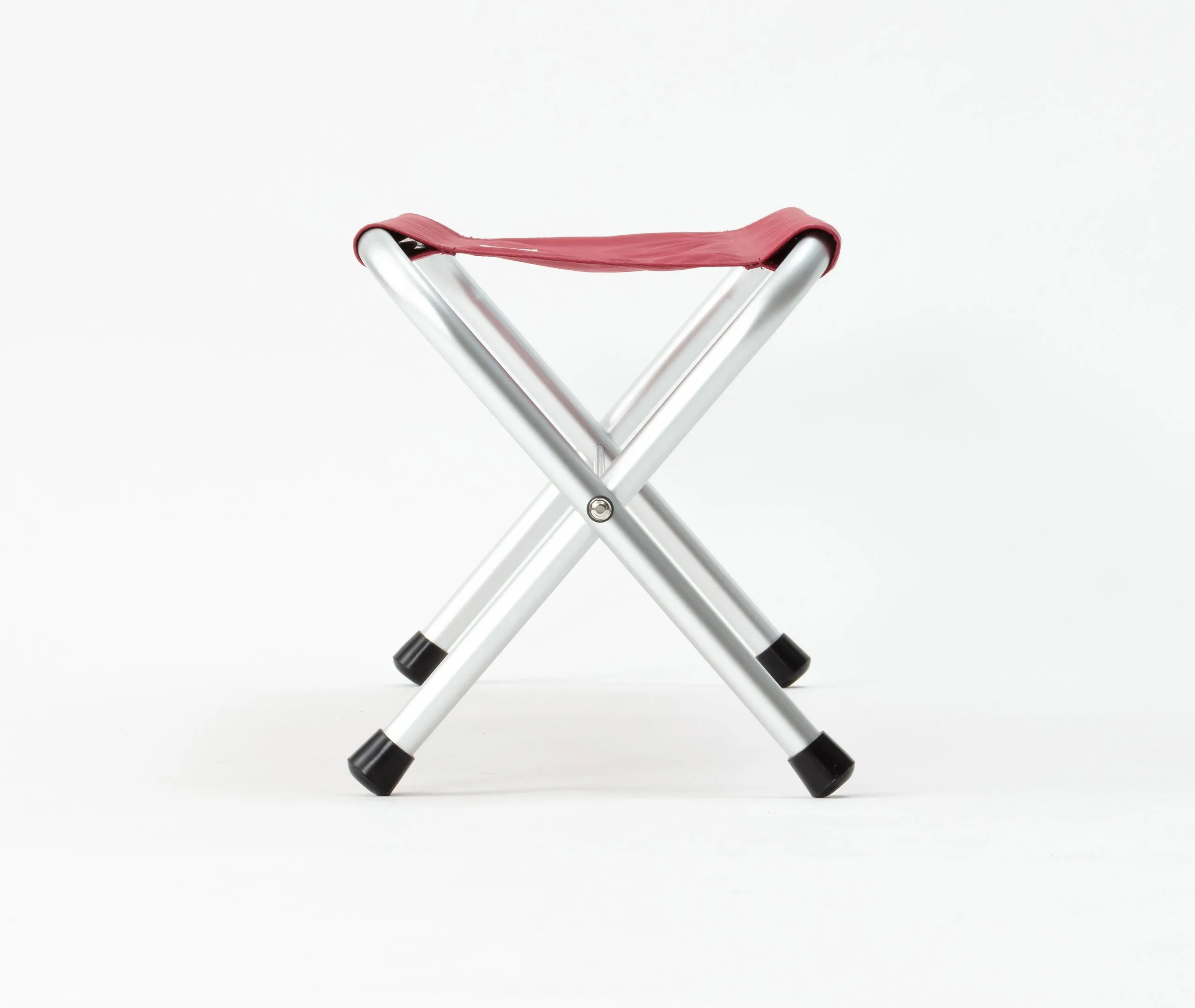 Red FD Folding Camping Bench