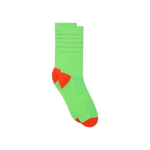 Reflective Glitter Socks - Green Flash / Fiesta