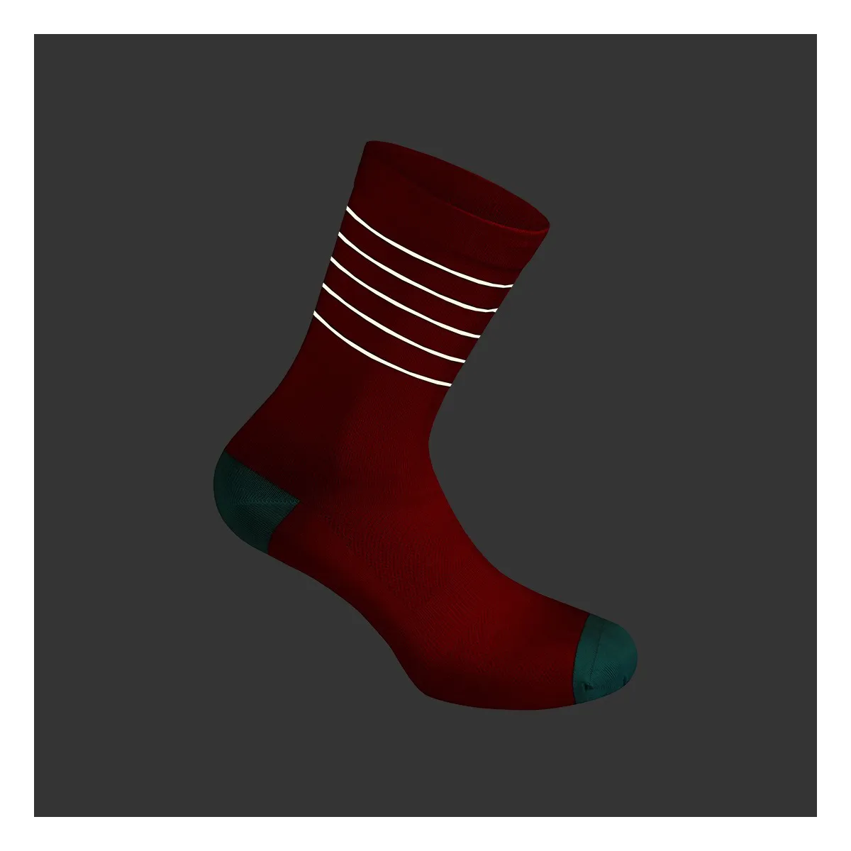 Reflective Glitter Socks - Peach Echo / Limpet Shell