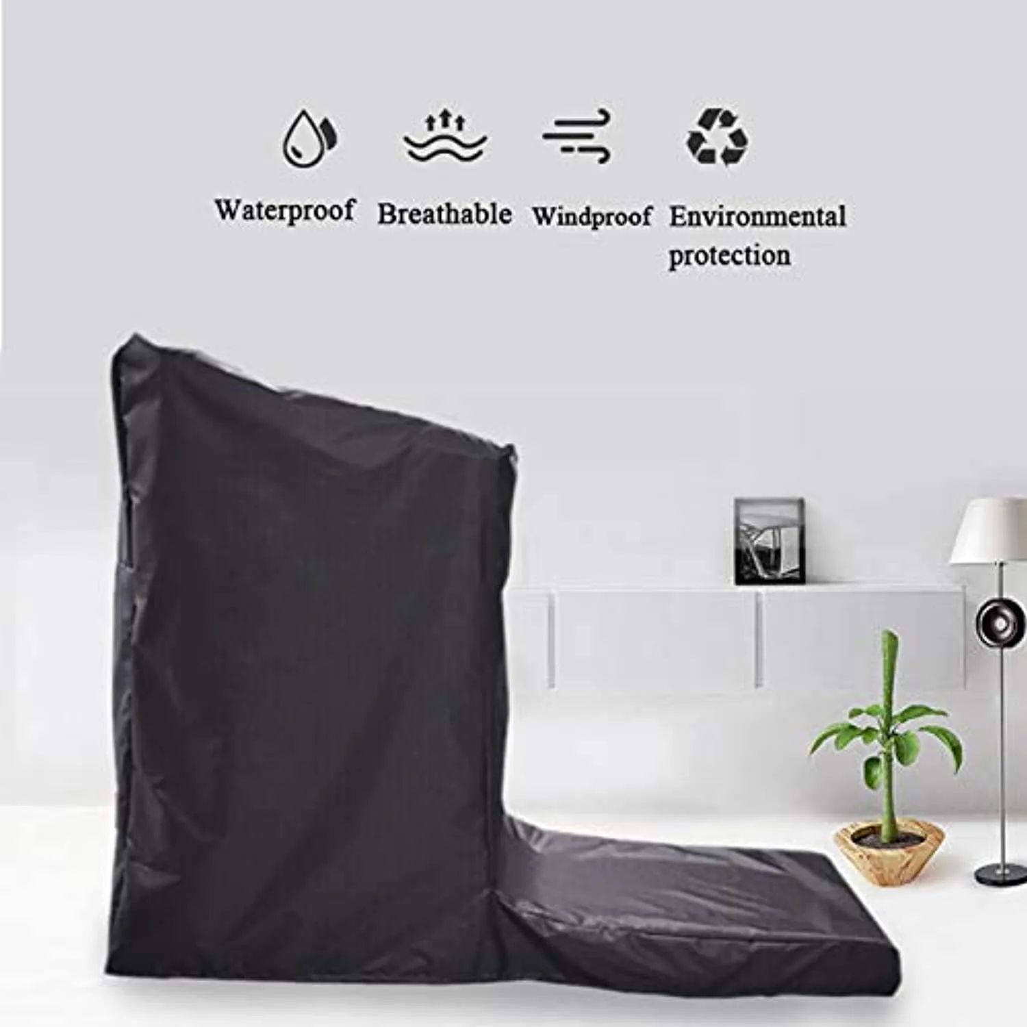 RHDFKOD Treadmill Protective Cover, Not Foldable Running Machine Protective Cover Waterproof Oxford Cloth Fitness Equippment Cover for Indoor Outdoor