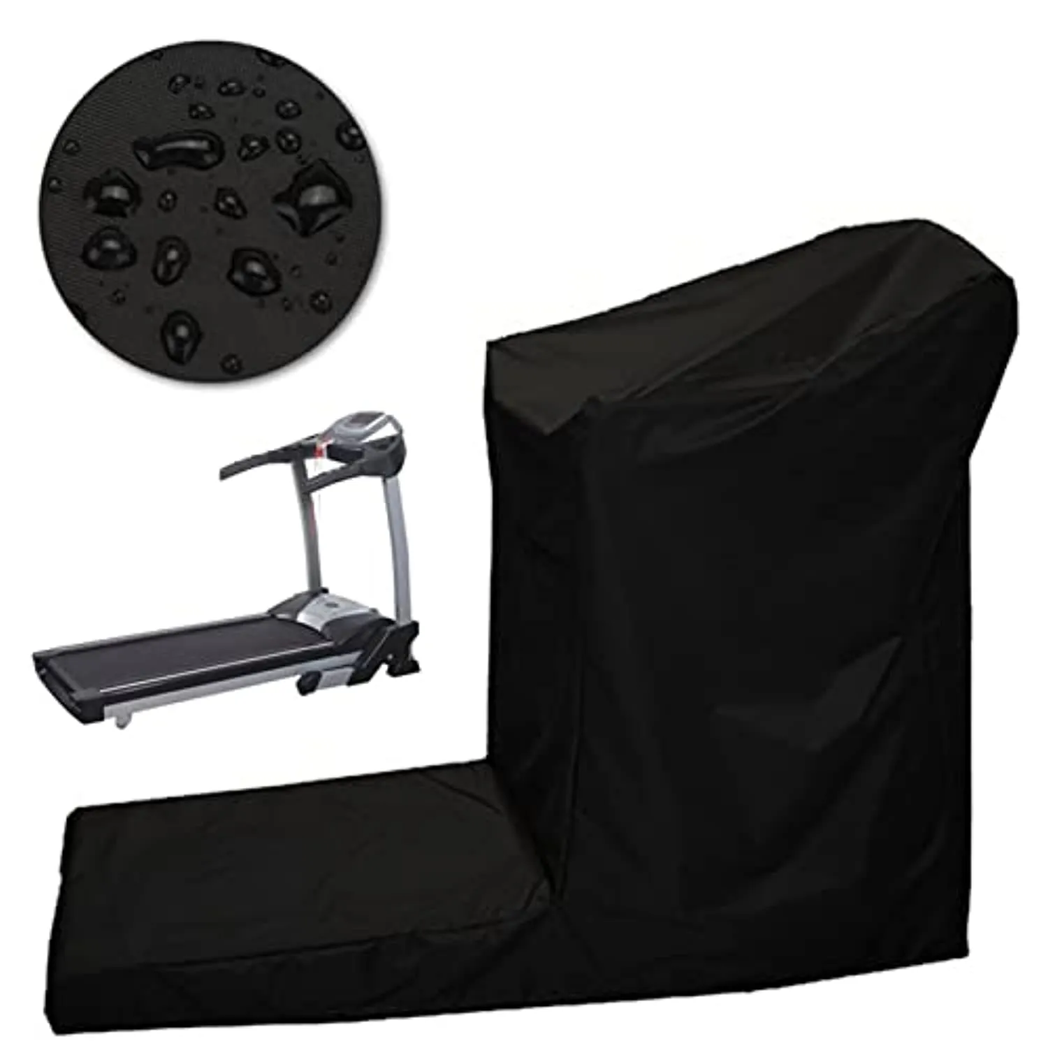 RHDFKOD Treadmill Protective Cover, Not Foldable Running Machine Protective Cover Waterproof Oxford Cloth Fitness Equippment Cover for Indoor Outdoor