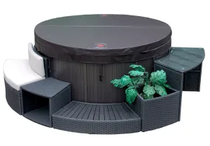 Round Spa Surround Furniture 5 Piece Set