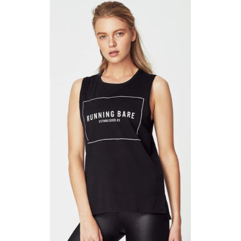 RUNNING BARE WOMENS EASY RIDER MUSCLE TANK