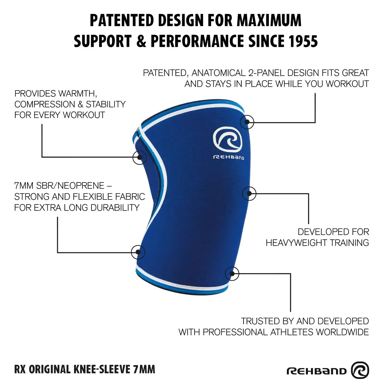 RX Original Knee Sleeve 7 mm