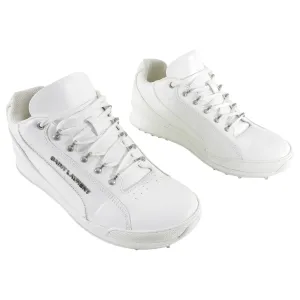 Saint Laurent White Leather Jump Sneaker - 10