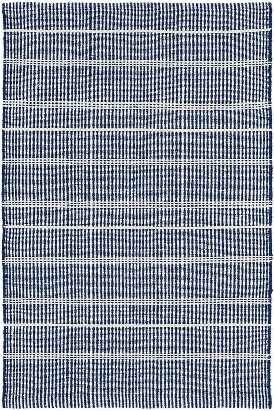 Samson Navy Handwoven Indoor/Outdoor Rug