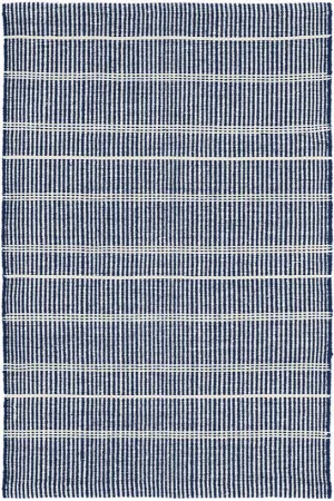 Samson Navy Handwoven Indoor/Outdoor Rug