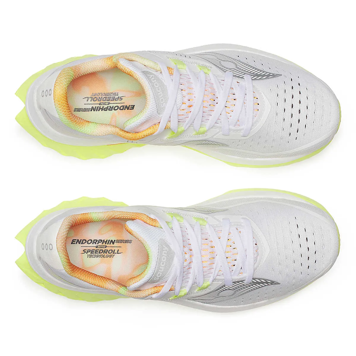 Saucony Endorphin Speed 4 (Womens) - White/Sunny