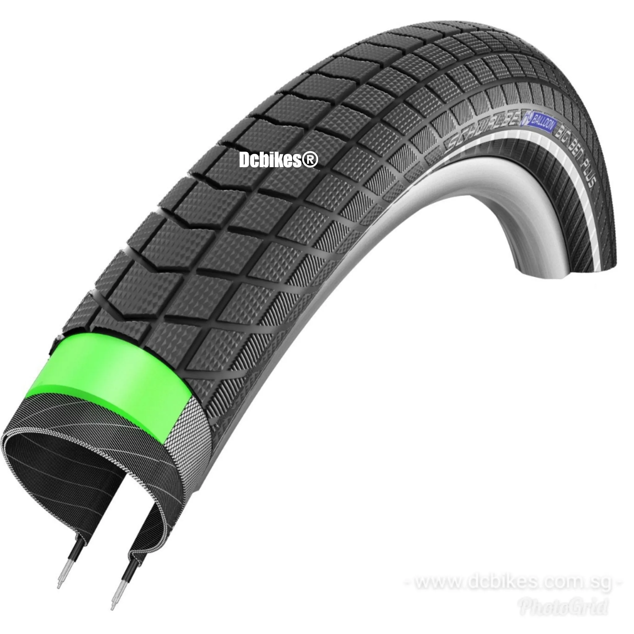 Schwalbe 27.5 X 2.0 | 27.5 X 2.15 Big Ben PLUS RaceGuard City Wired Tyres