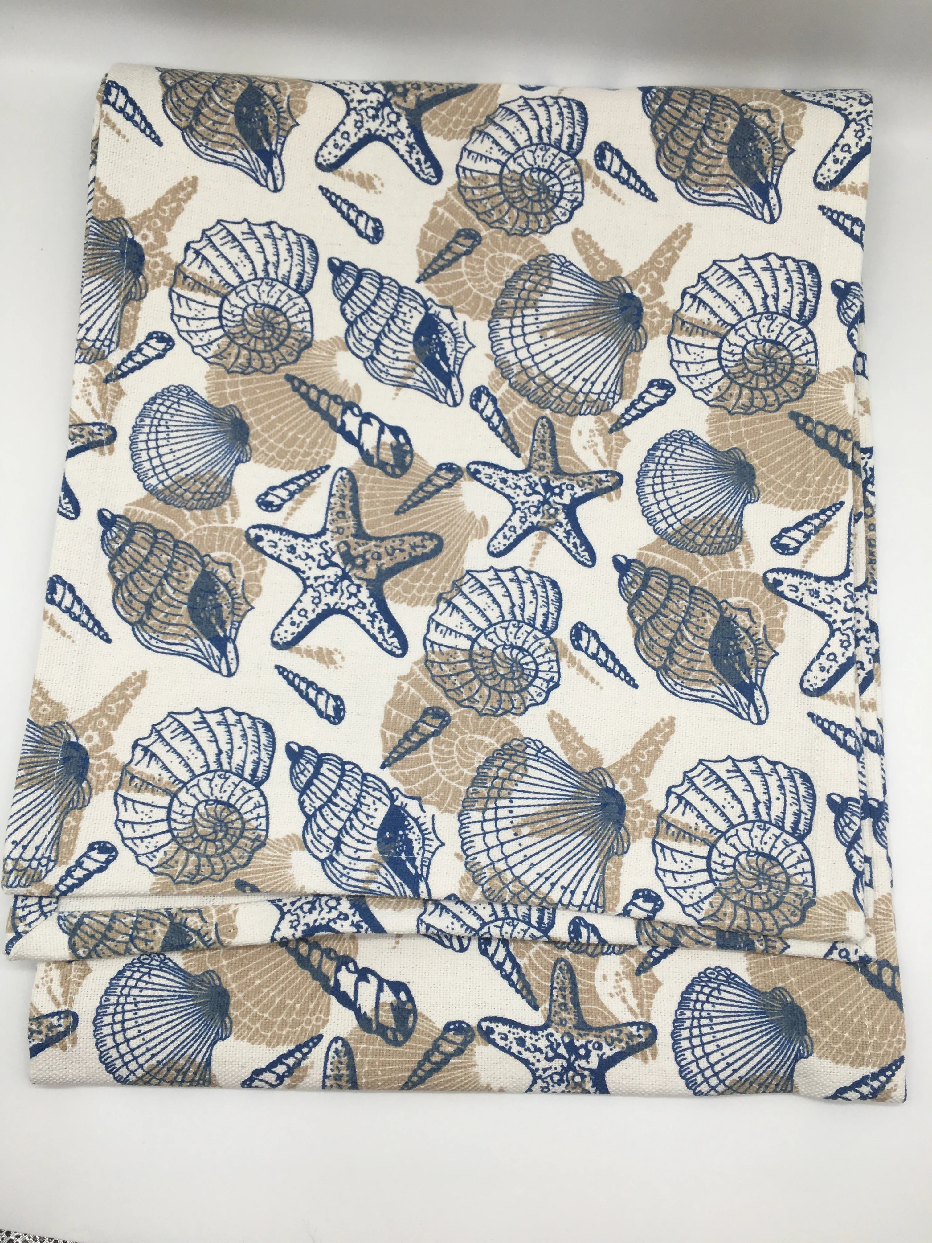 Seashell Table Runner 72" x14.5" 2 Colors