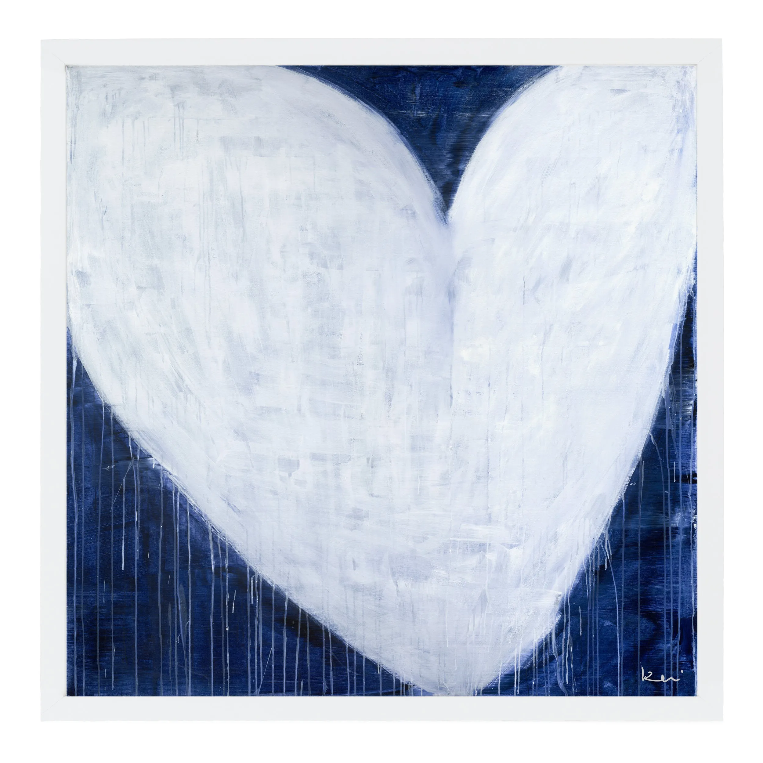 She Will Be Loved Drippy Heart Art Print