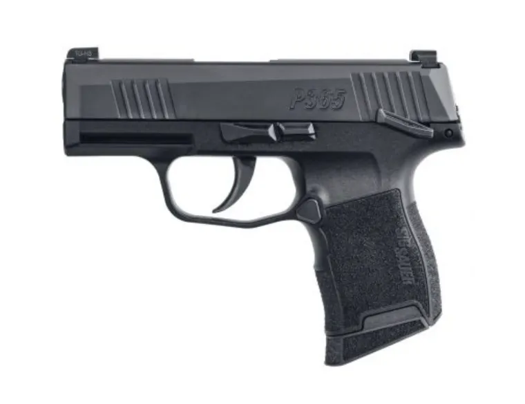 SIG SAUER P365/P365X Optics Compatible OWB Holster in Black Italian Leather