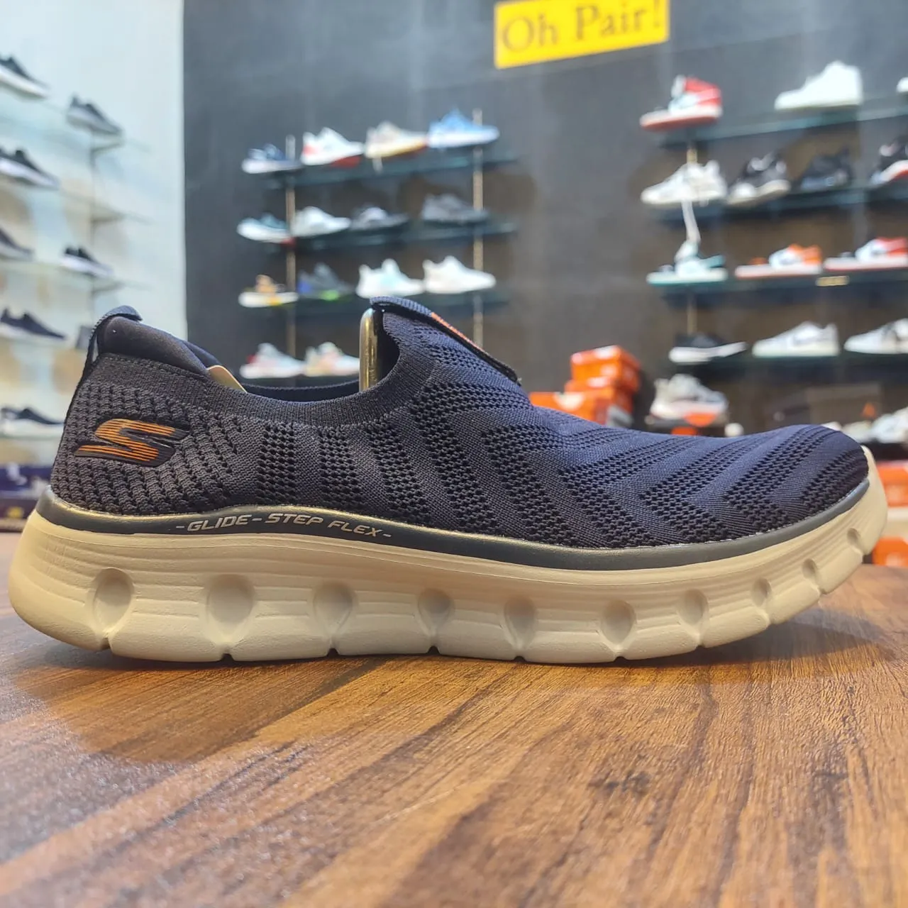 Sketcher Glide Step Flex Navy