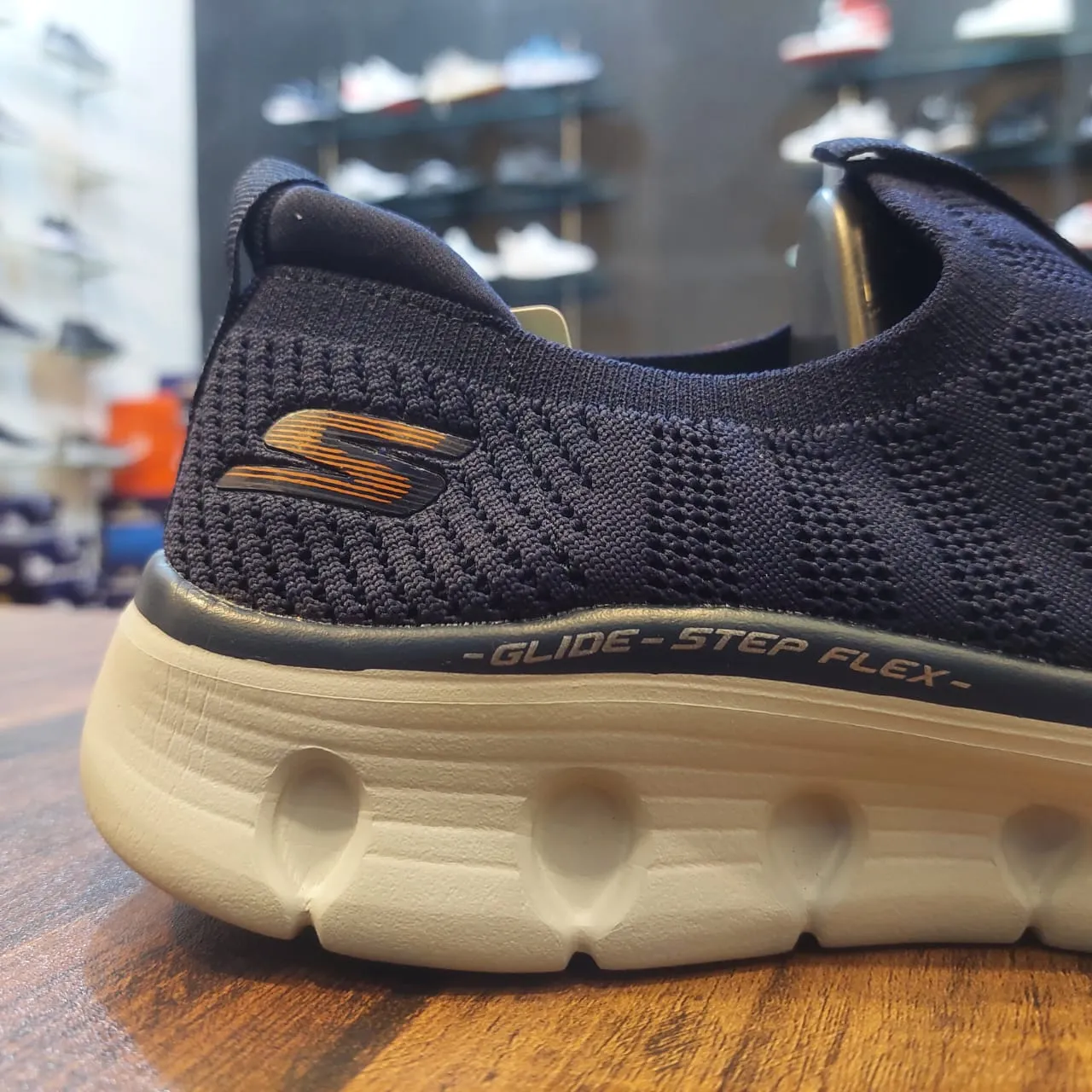 Sketcher Glide Step Flex Navy
