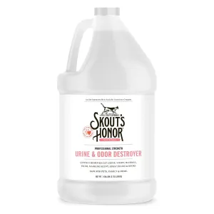 SKOUT'S HONOR Professional Strength Urine & Odor Destroyer for Cats (1-gallon bottle)