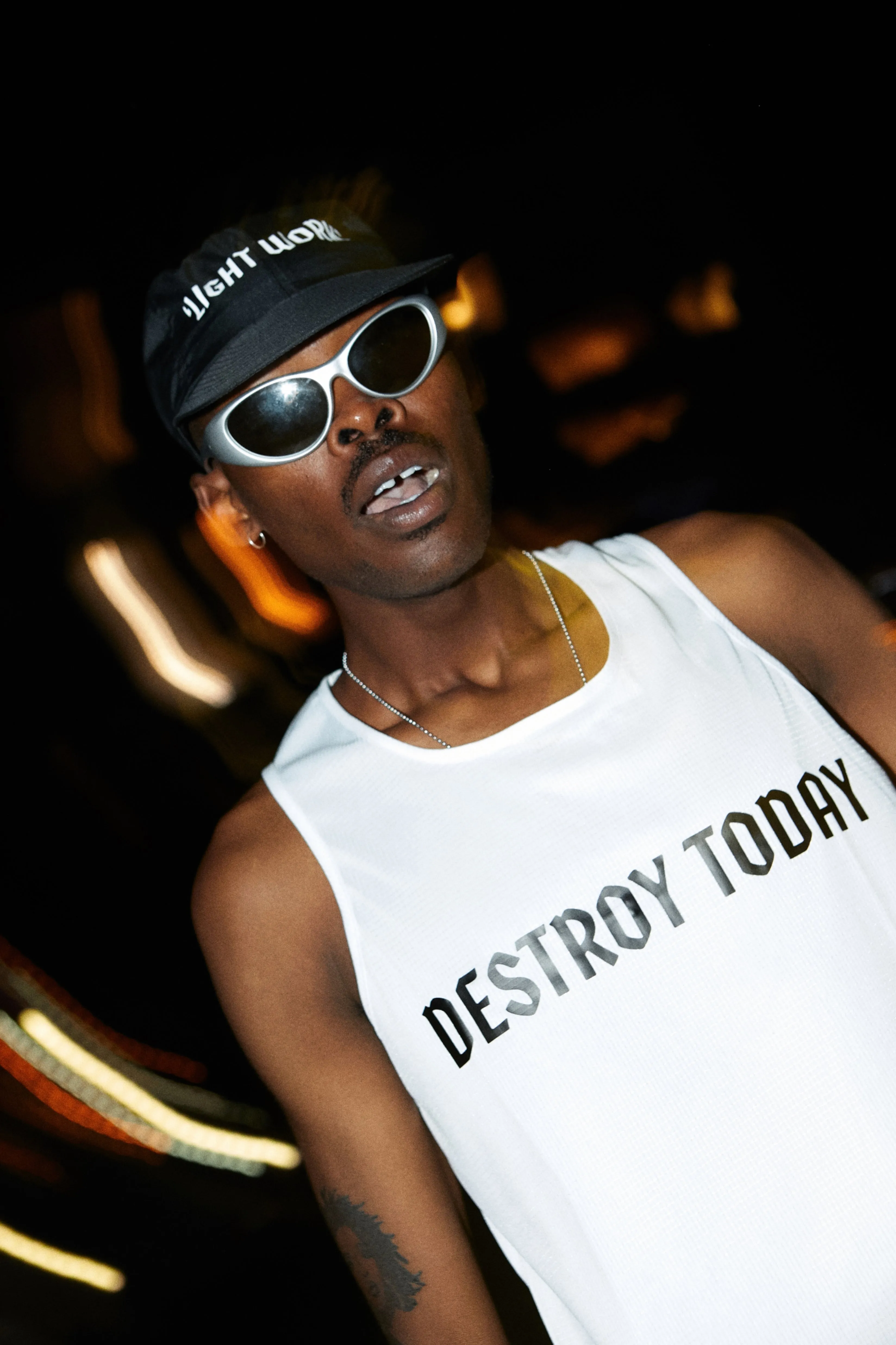Sol Sol - 'Light Work' Vest - White
