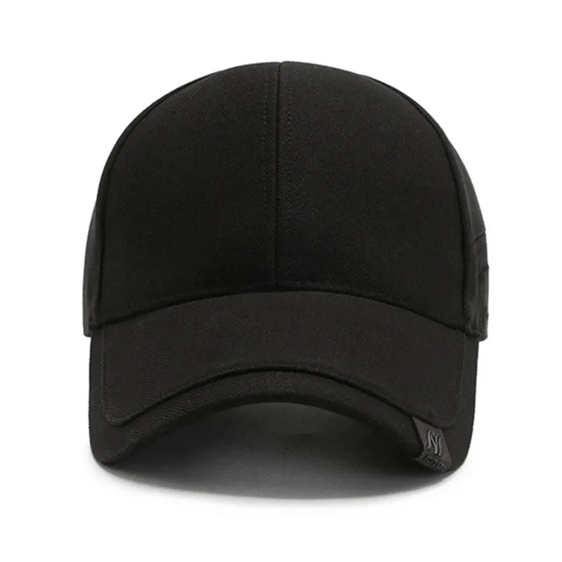 Solid Baseball Cap - Men's Outdoor Cotton Gorras CasquetteHomme Trucker Hat