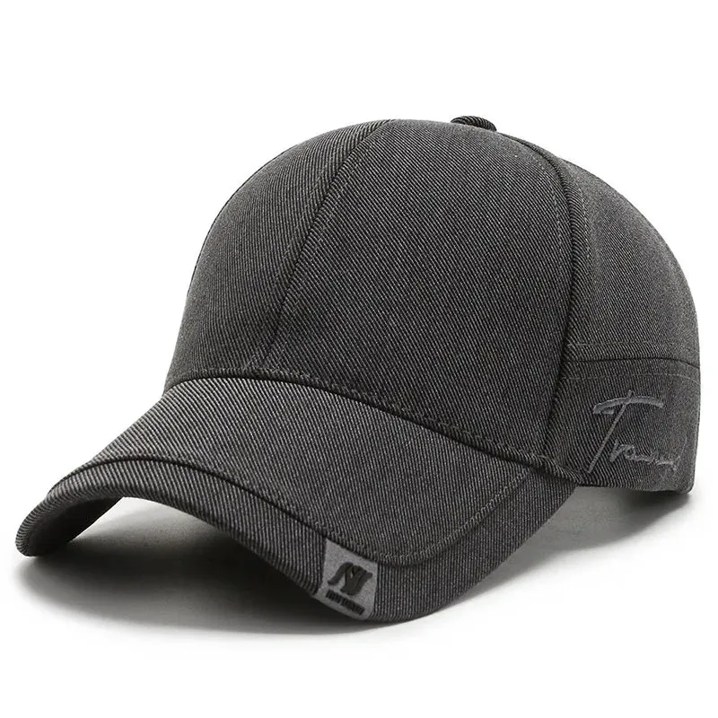 Solid Baseball Cap - Men's Outdoor Cotton Gorras CasquetteHomme Trucker Hat