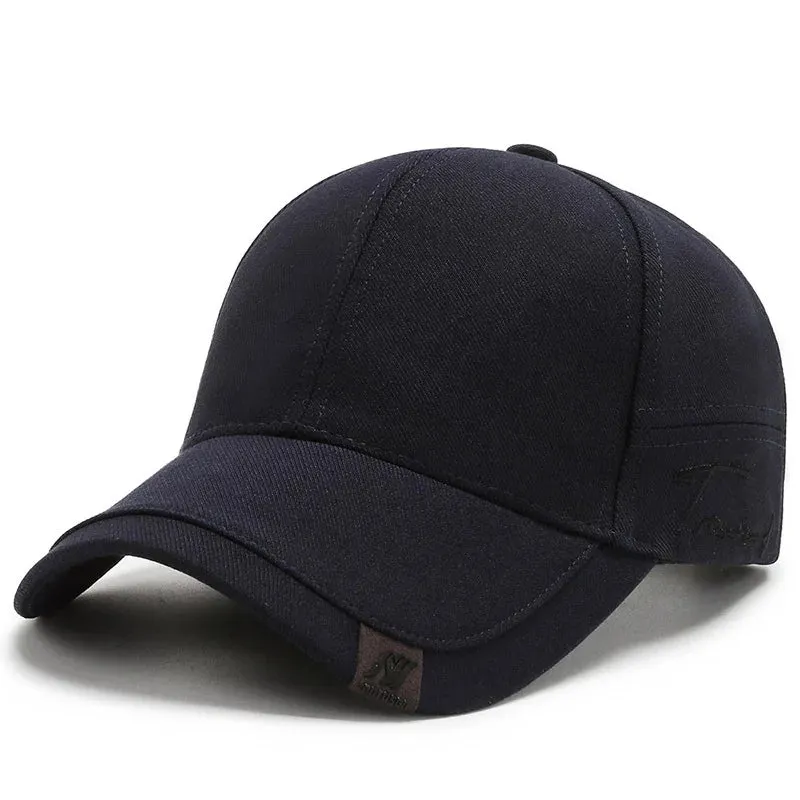 Solid Baseball Cap - Men's Outdoor Cotton Gorras CasquetteHomme Trucker Hat