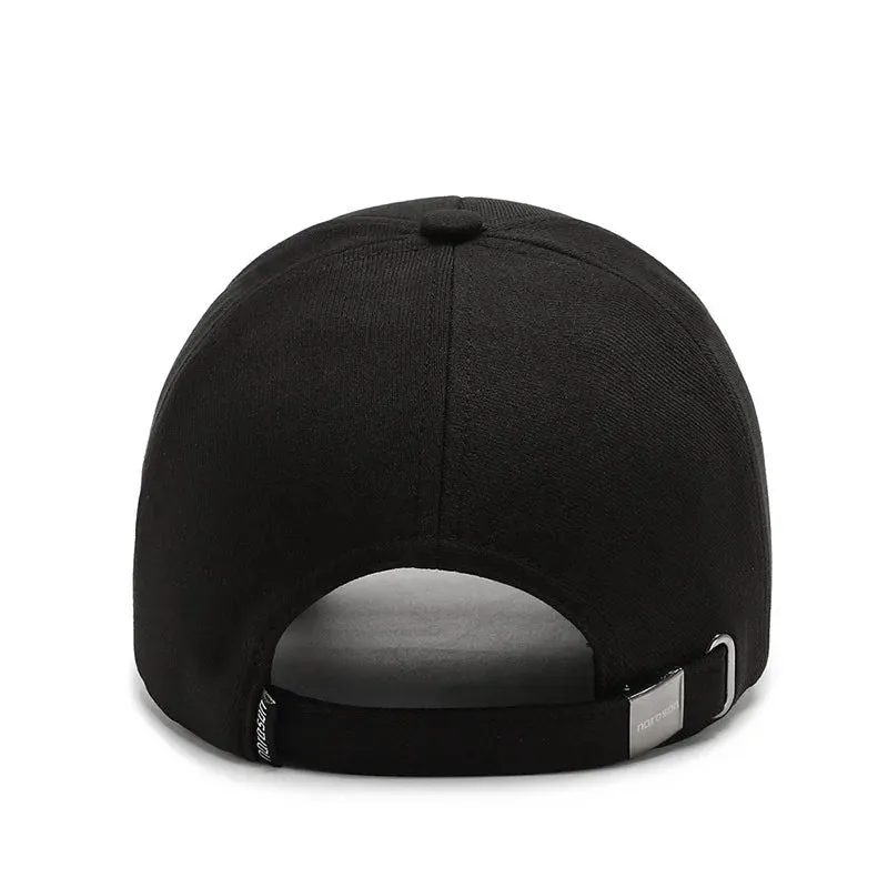 Solid Baseball Cap - Men's Outdoor Cotton Gorras CasquetteHomme Trucker Hat