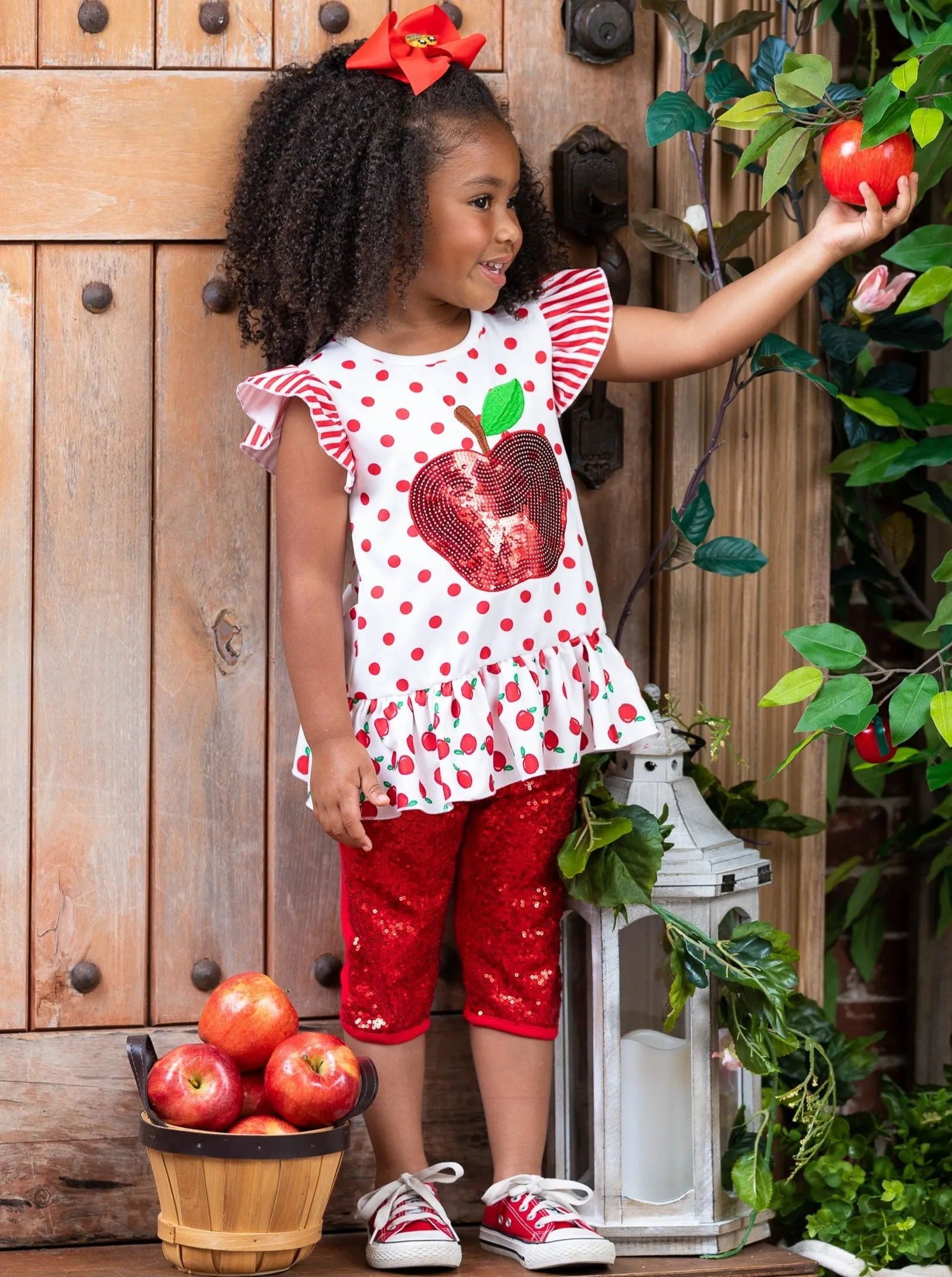 Sparkle Apple, Sparkle Sequin Legging Set