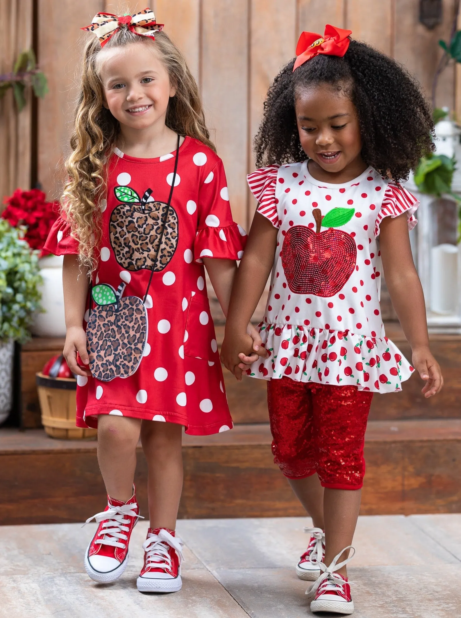Sparkle Apple, Sparkle Sequin Legging Set
