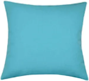 Sunbrella® Canvas Aruba Blue Indoor/Outdoor Solid Color Pillow