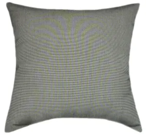 Sunbrella® Canvas Flint Indoor/Outdoor Textured Solid Color Pillow