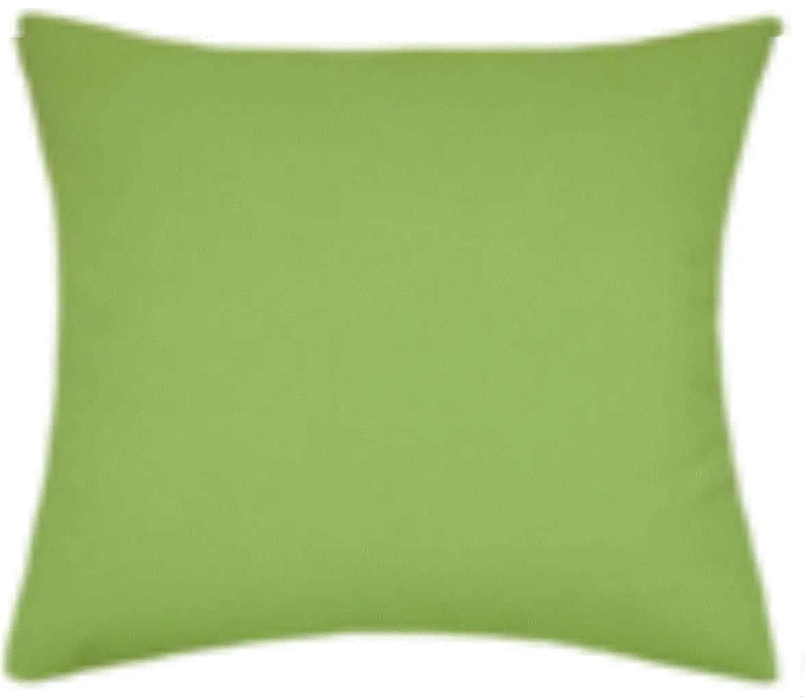 Sunbrella® Canvas Gingko Green Indoor/Outdoor Solid Color Pillow