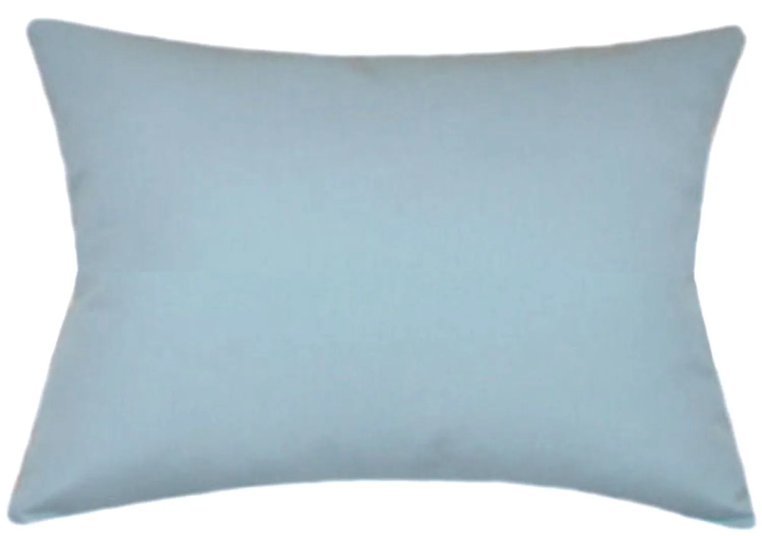 Sunbrella® Canvas Mineral Blue Indoor/Outdoor Solid Color Pillow