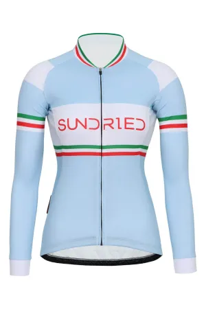 Sundried Ice Stripe Women's Long Sleeve Cycle Jersey