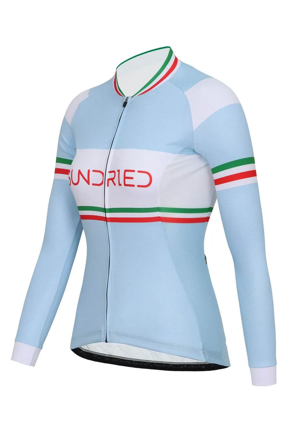 Sundried Ice Stripe Women's Long Sleeve Cycle Jersey