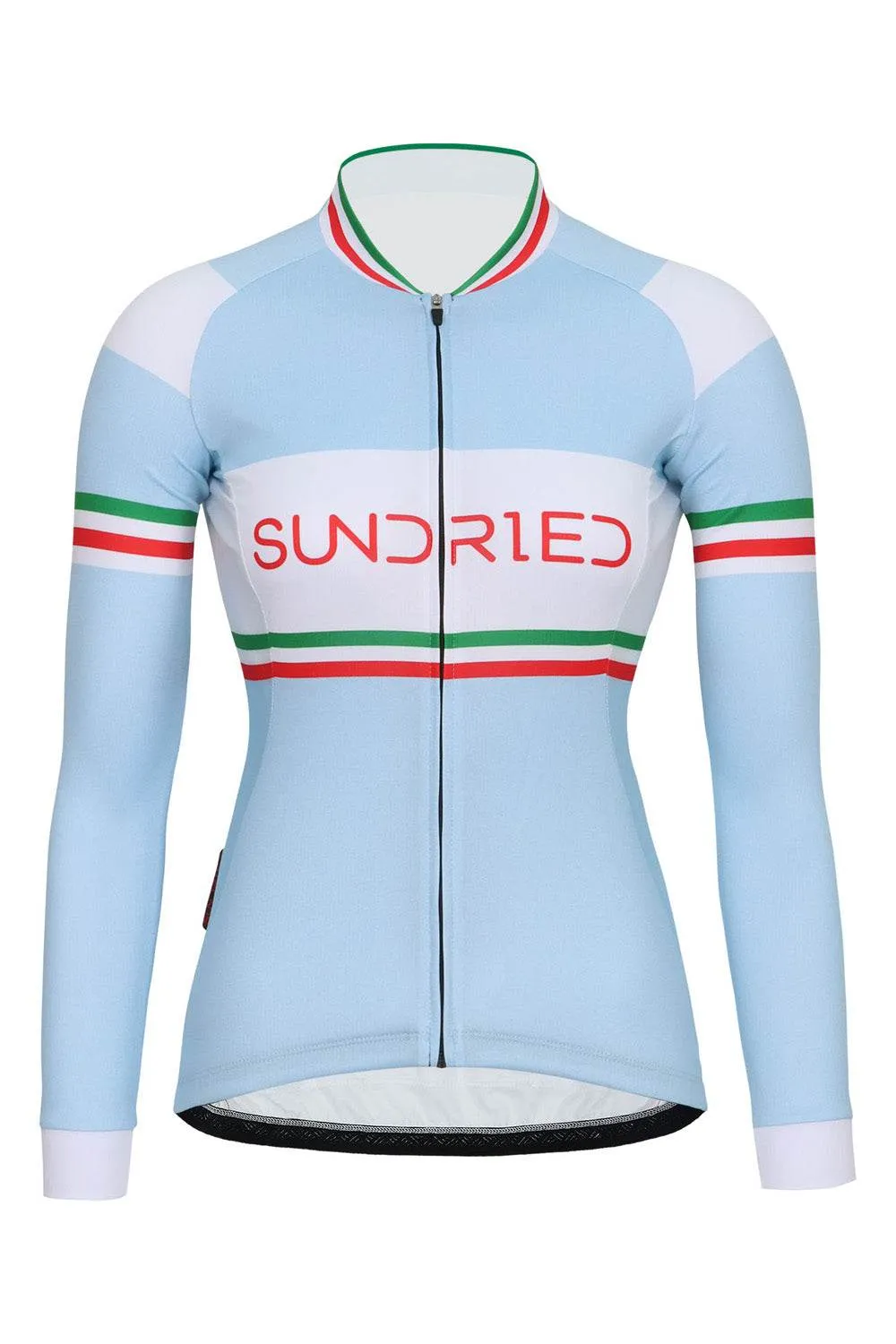Sundried Ice Stripe Women's Long Sleeve Cycle Jersey