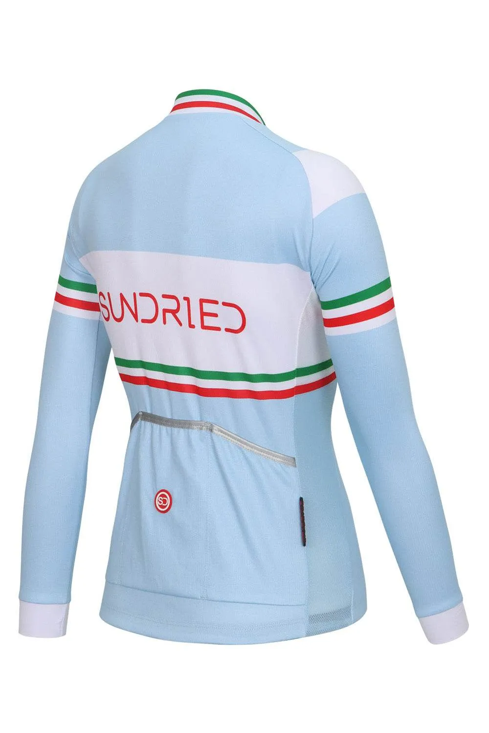 Sundried Ice Stripe Women's Long Sleeve Cycle Jersey