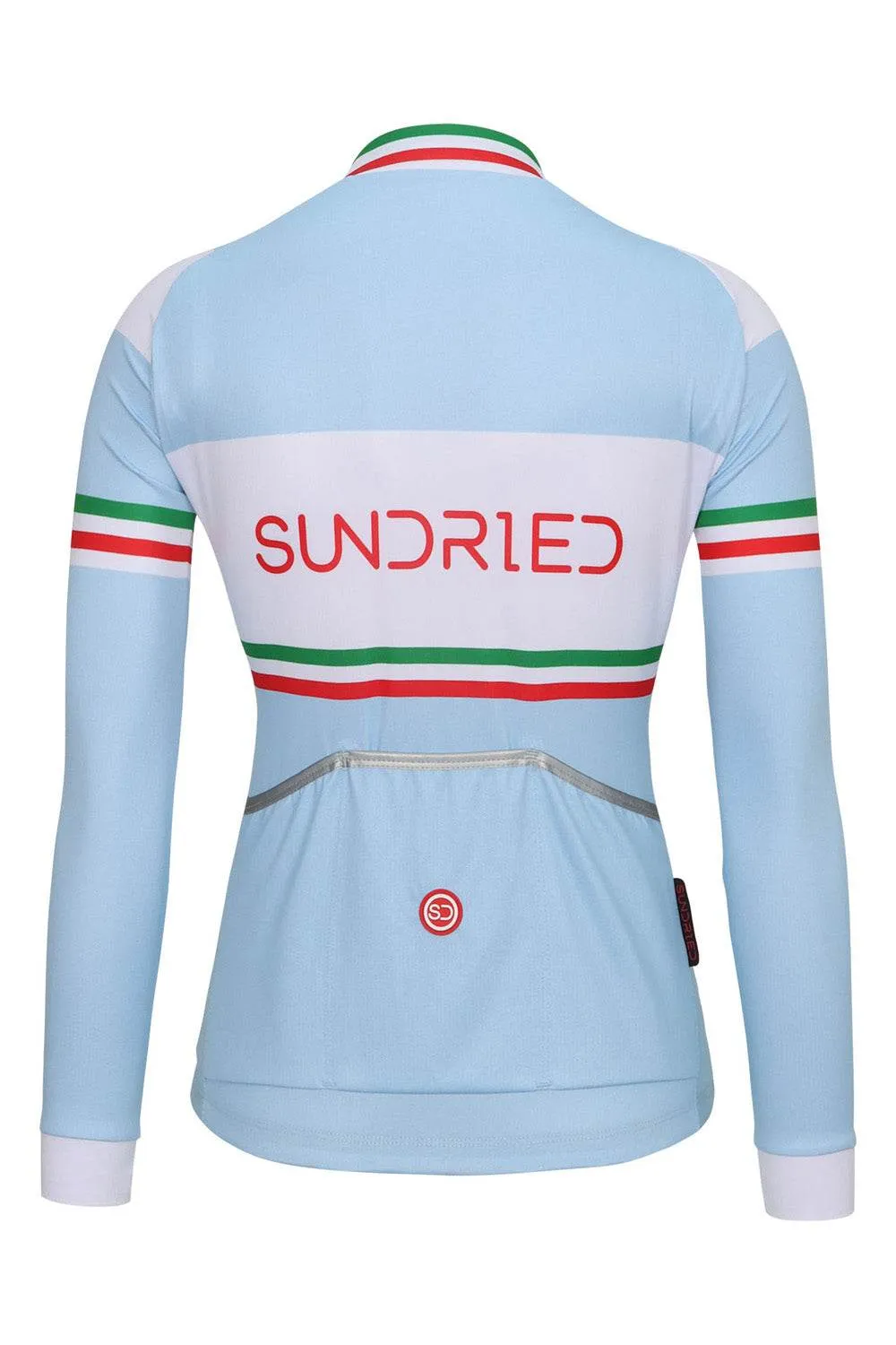 Sundried Ice Stripe Women's Long Sleeve Cycle Jersey