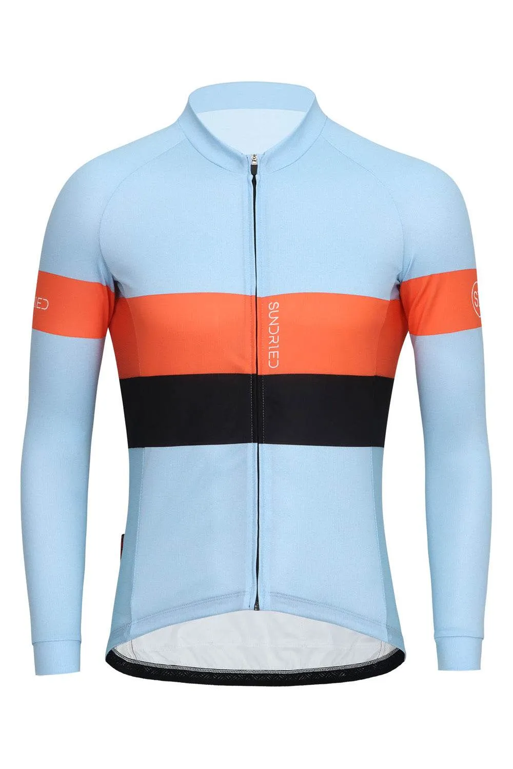 Sundried Sky Stripe Men's Long Sleeve Cycle Jersey