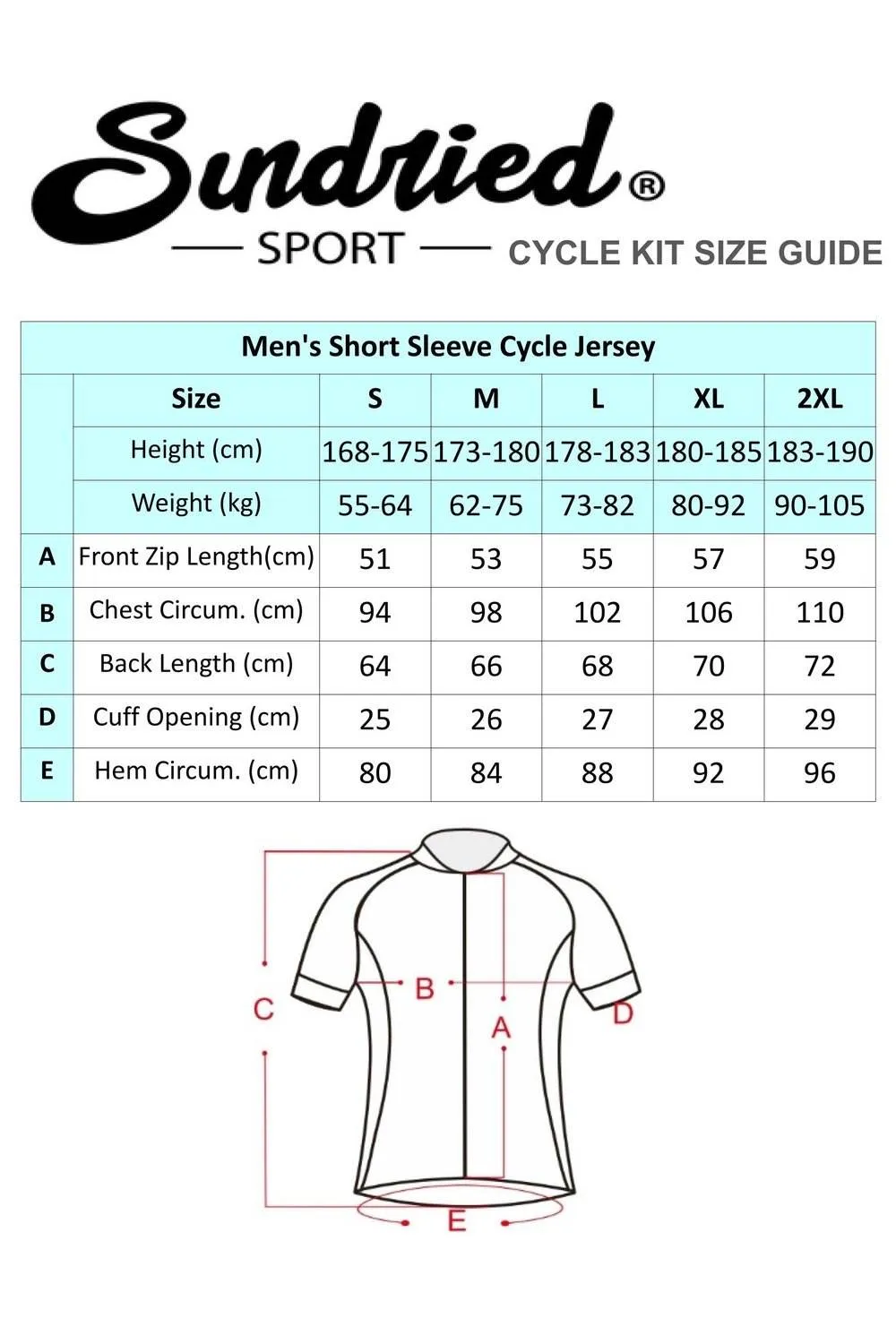 Sundried Sport Pianura Men's Orange Short Sleeve Cycle Jersey
