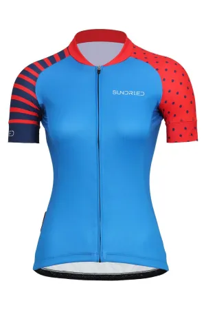 Sundried Spots and Stripes Women's Short Sleeve Cycle Jersey
