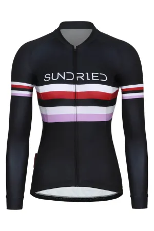 Sundried Stealth Women's Long Sleeved Cycle Training Jersey