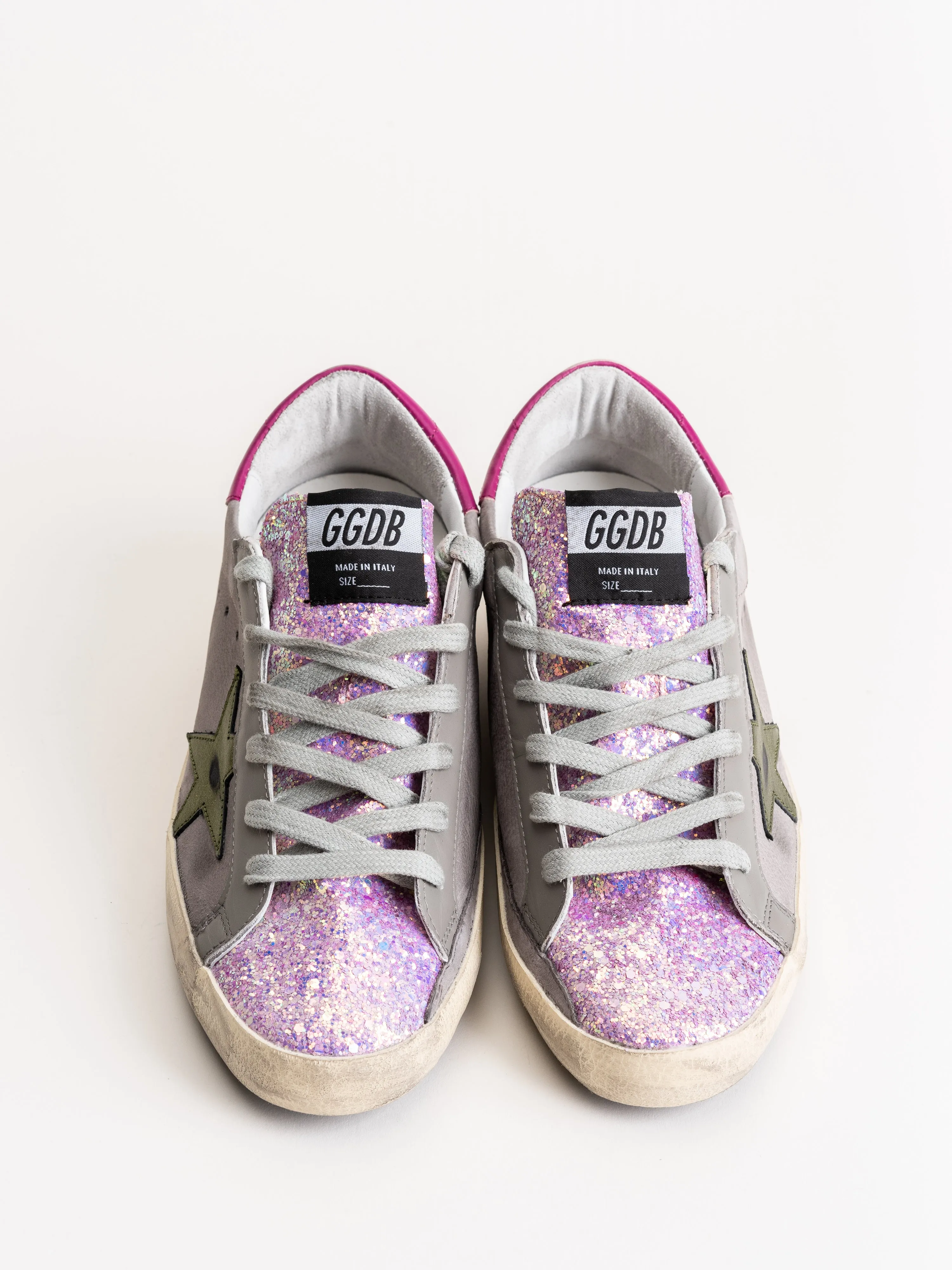 superstar sneakers - light grey