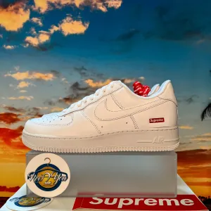 Supreme x Air Force 1 Low 'Box Logo - White